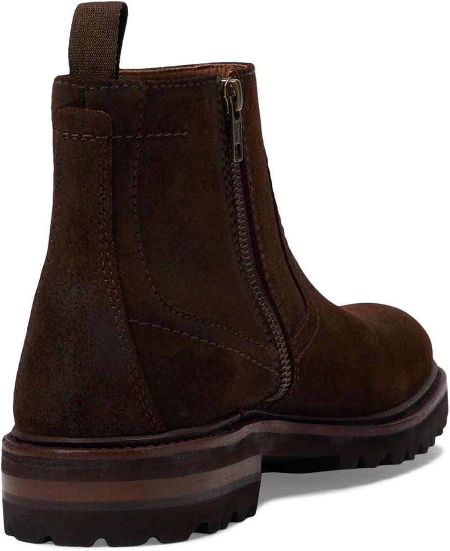 image:imageJohnston amp Murphy Mens Dudley Lug Zip Boot AnkleBrown Waxed English Suede