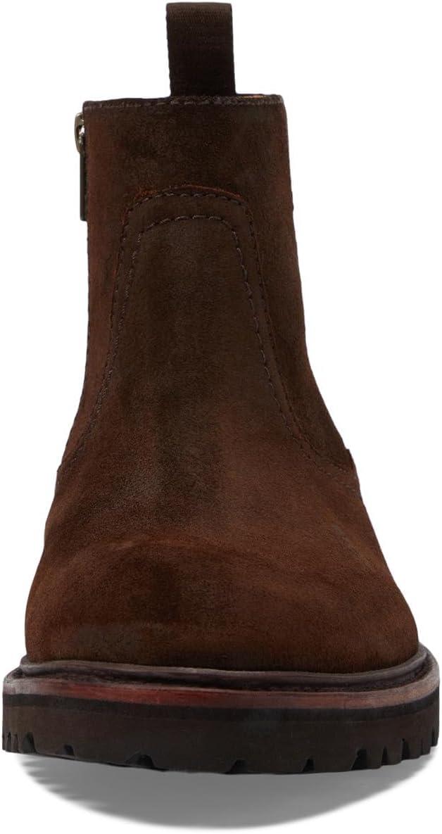 image:imageJohnston amp Murphy Mens Dudley Lug Zip Boot AnkleBrown Waxed English Suede