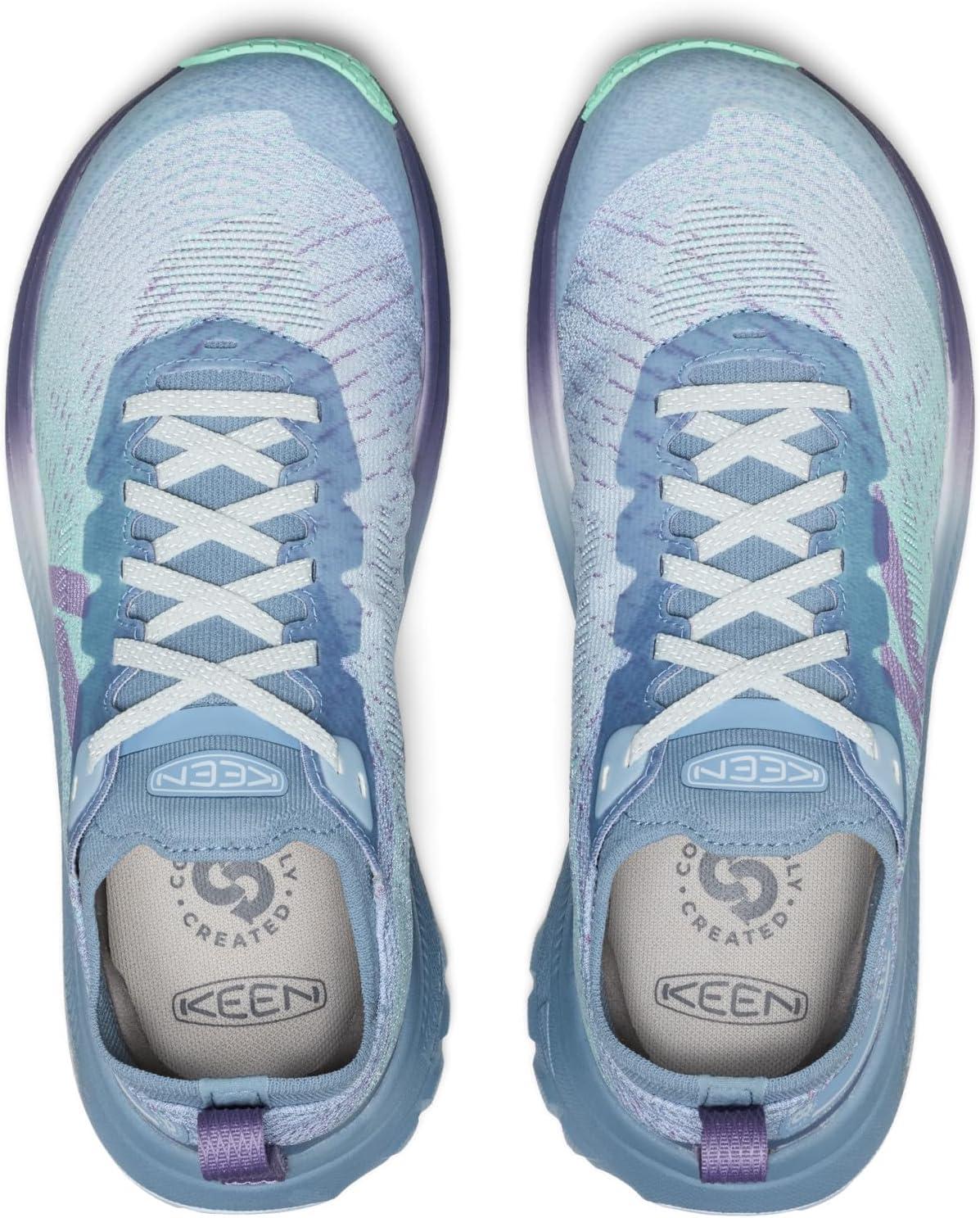 image:imageKEEN Womens Seek Breathable Durable Comfortable Trail RunningFaded DenimCabbage