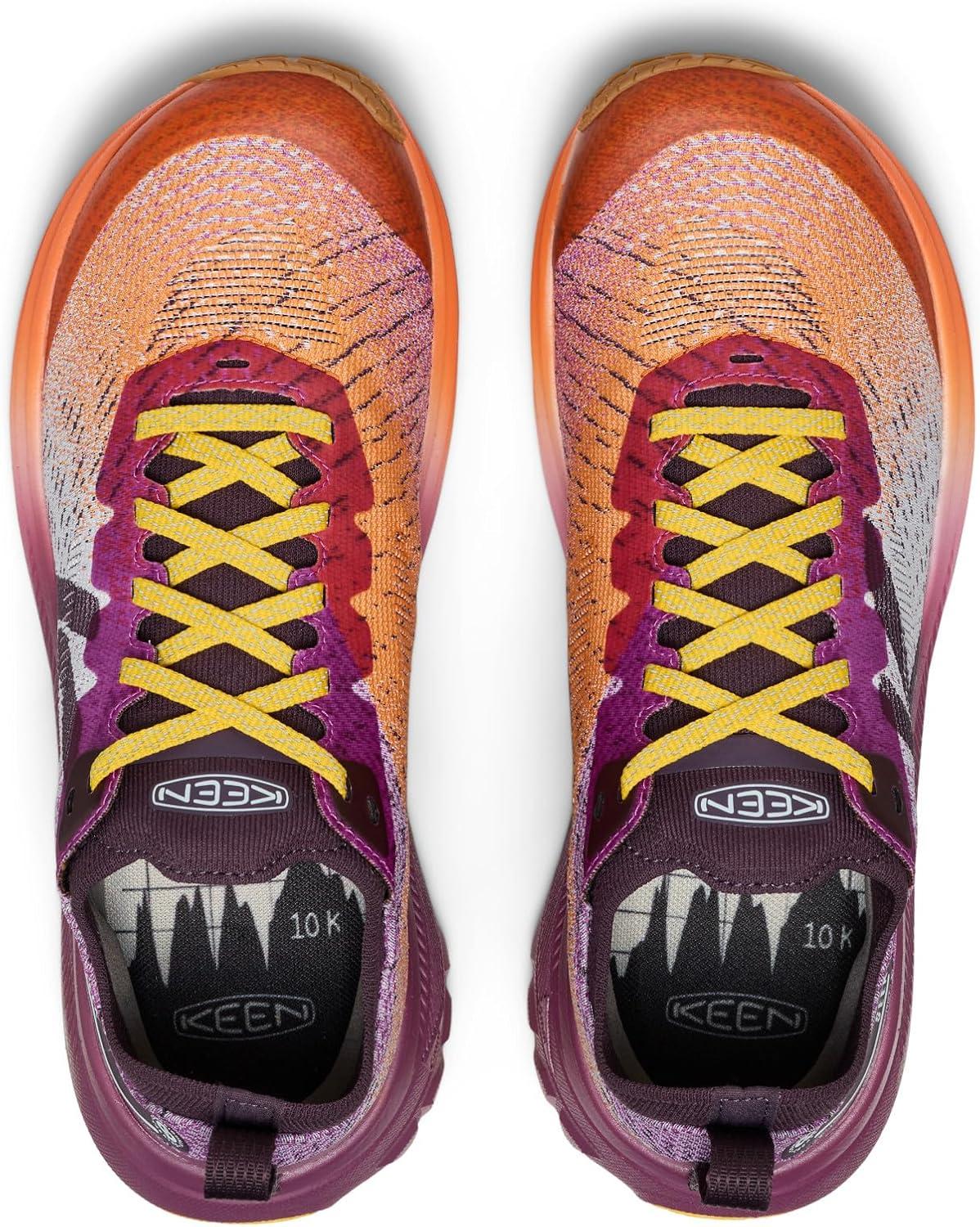 image:imageKEEN Womens Seek Breathable Durable Comfortable Trail RunningWillowherbOrange Peel