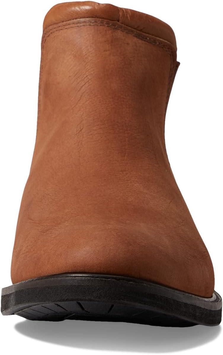 image:imageMJNY Mens Casual Comfortable Genuine Leather Chelsea Ankle Boots Lightweight Breathable Elastic Classic Fashion Chukka Dress BootsCognac Washed Grainy