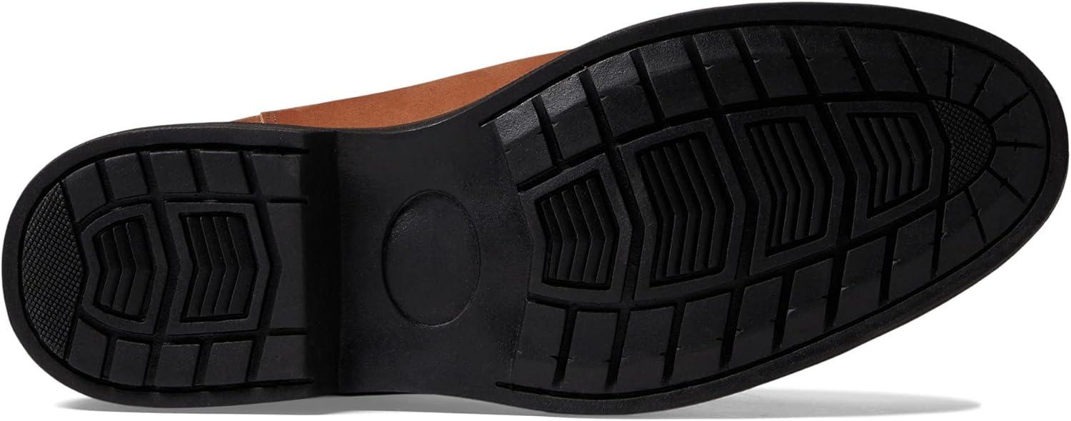 image:imageMJNY Mens Casual Comfortable Genuine Leather Chelsea Ankle Boots Lightweight Breathable Elastic Classic Fashion Chukka Dress BootsCognac Washed Grainy