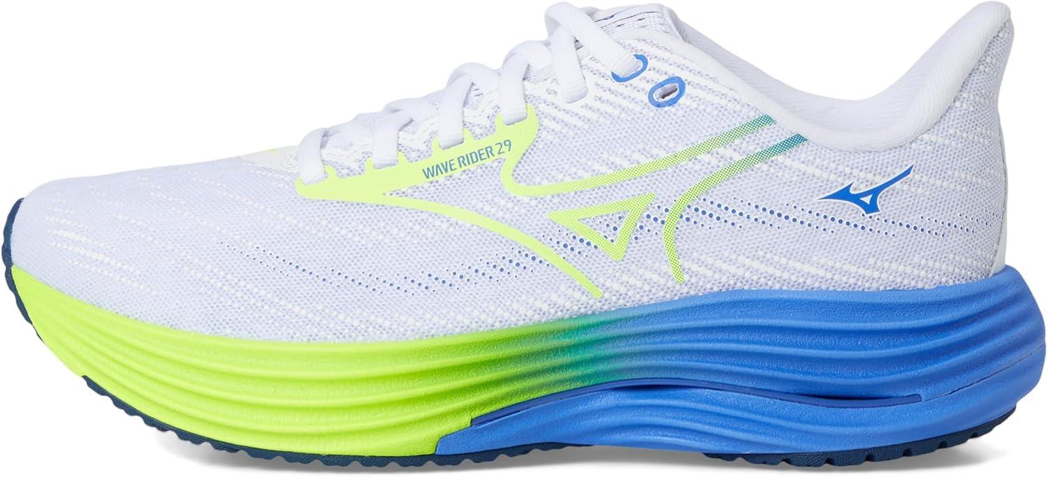 image:imageMizuno Womens Wave Rider 29 Running Shoe WhiteLightning Yellow US Womens 115