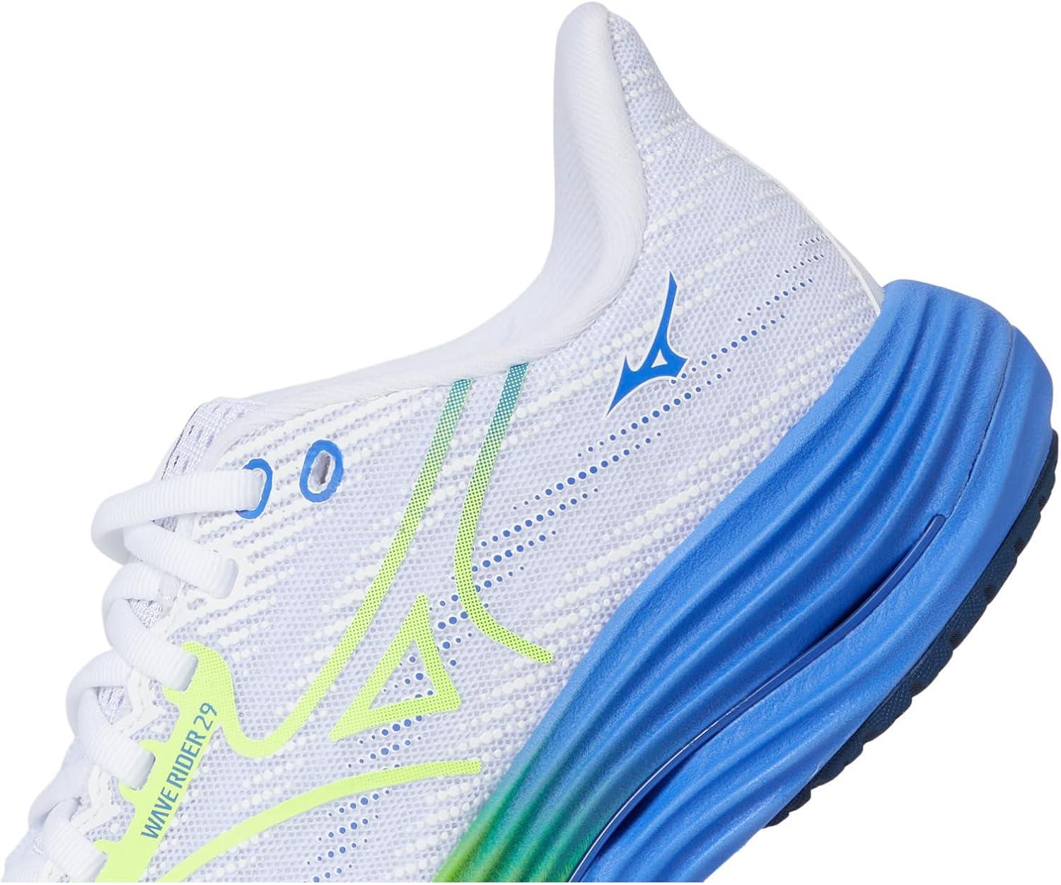 image:imageMizuno Womens Wave Rider 29 Running Shoe WhiteLightning Yellow US Womens 115