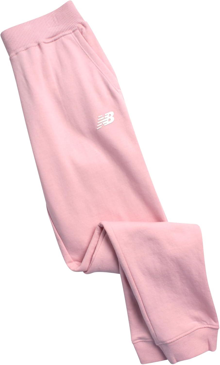 image:imageNew Balance Girls Sweatpants Soft Fleece Joggers with Drawstring Waist amp Pockets Casual Athletic Sweatpants for GirlsCentury Pink
