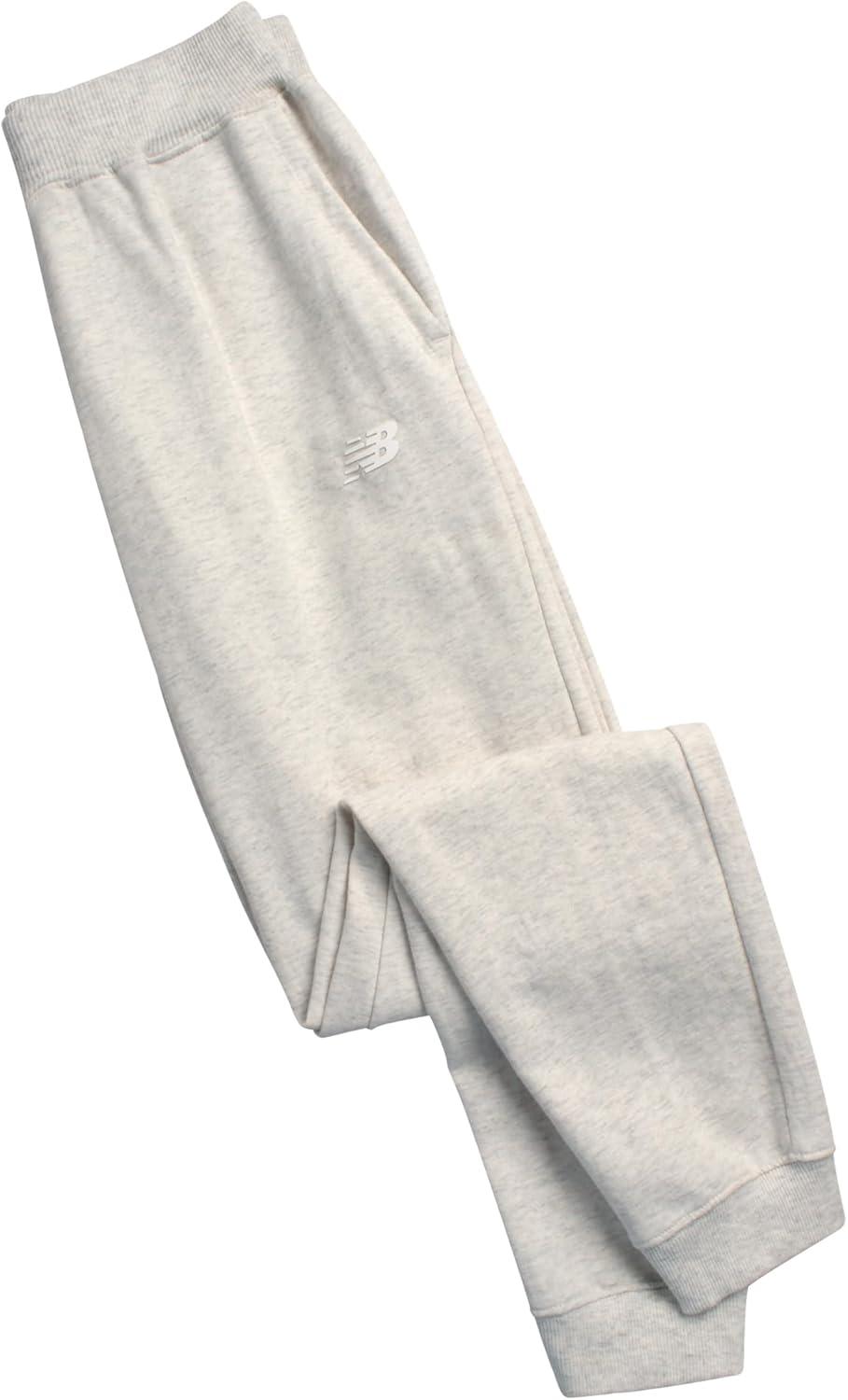 image:imageNew Balance Girls Sweatpants Soft Fleece Joggers with Drawstring Waist amp Pockets Casual Athletic Sweatpants for GirlsOatmeal Heather