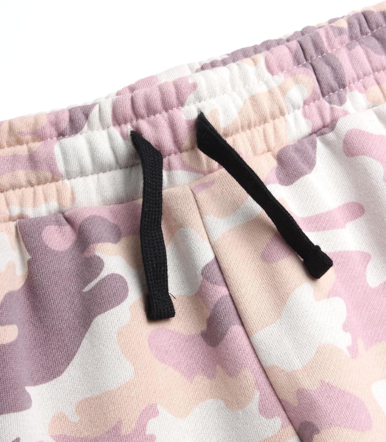 image:imageNew Balance Girls Sweatpants Soft Fleece Joggers with Drawstring Waist amp Pockets Casual Athletic Sweatpants for GirlsPink Camo