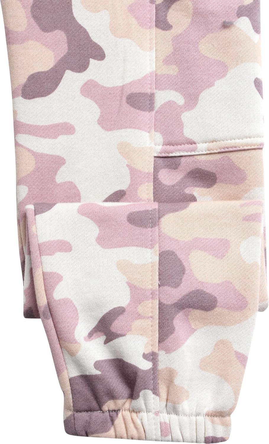 image:imageNew Balance Girls Sweatpants Soft Fleece Joggers with Drawstring Waist amp Pockets Casual Athletic Sweatpants for GirlsPink Camo