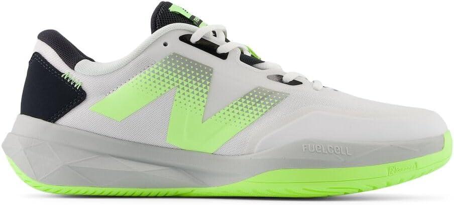 image:imageNew Balance Mens MC996 Lightweight Tennis ShoeWhiteBleached Lime GloBlack