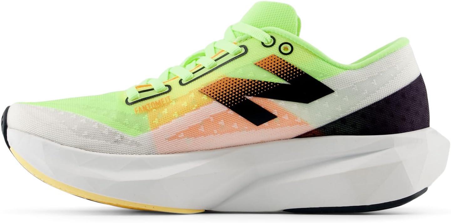 image:imageNew Balance Mens MC996 Lightweight Tennis ShoeWhiteBleached Lime GloHot Mango