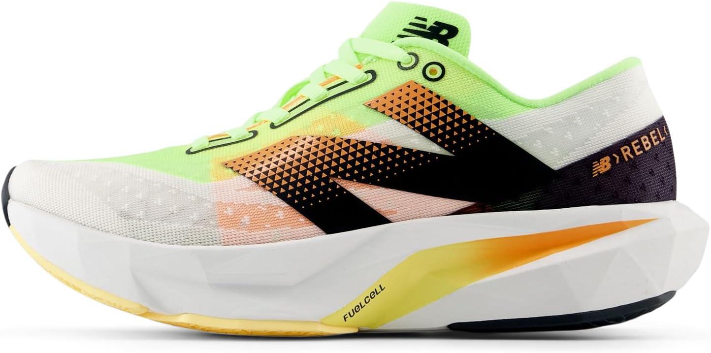 image:imageNew Balance Mens MC996 Lightweight Tennis ShoeWhiteBleached Lime GloHot Mango