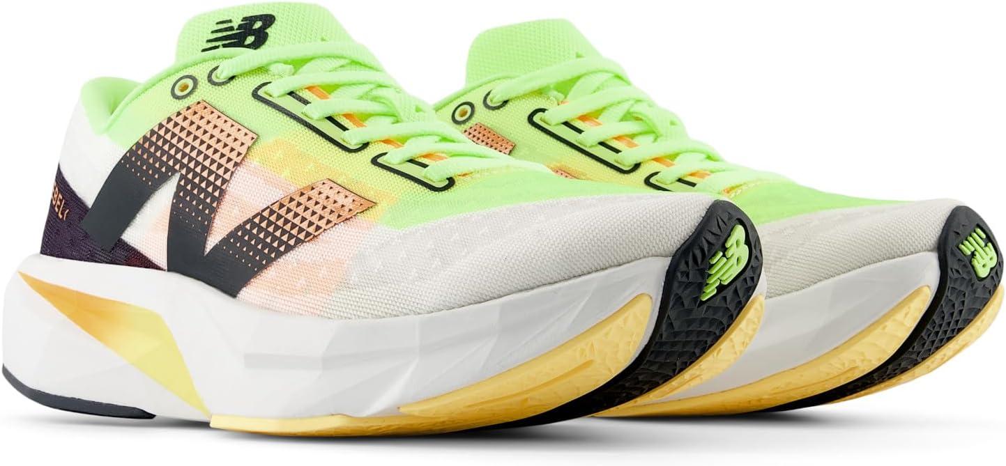 image:imageNew Balance Mens MC996 Lightweight Tennis ShoeWhiteBleached Lime GloHot Mango