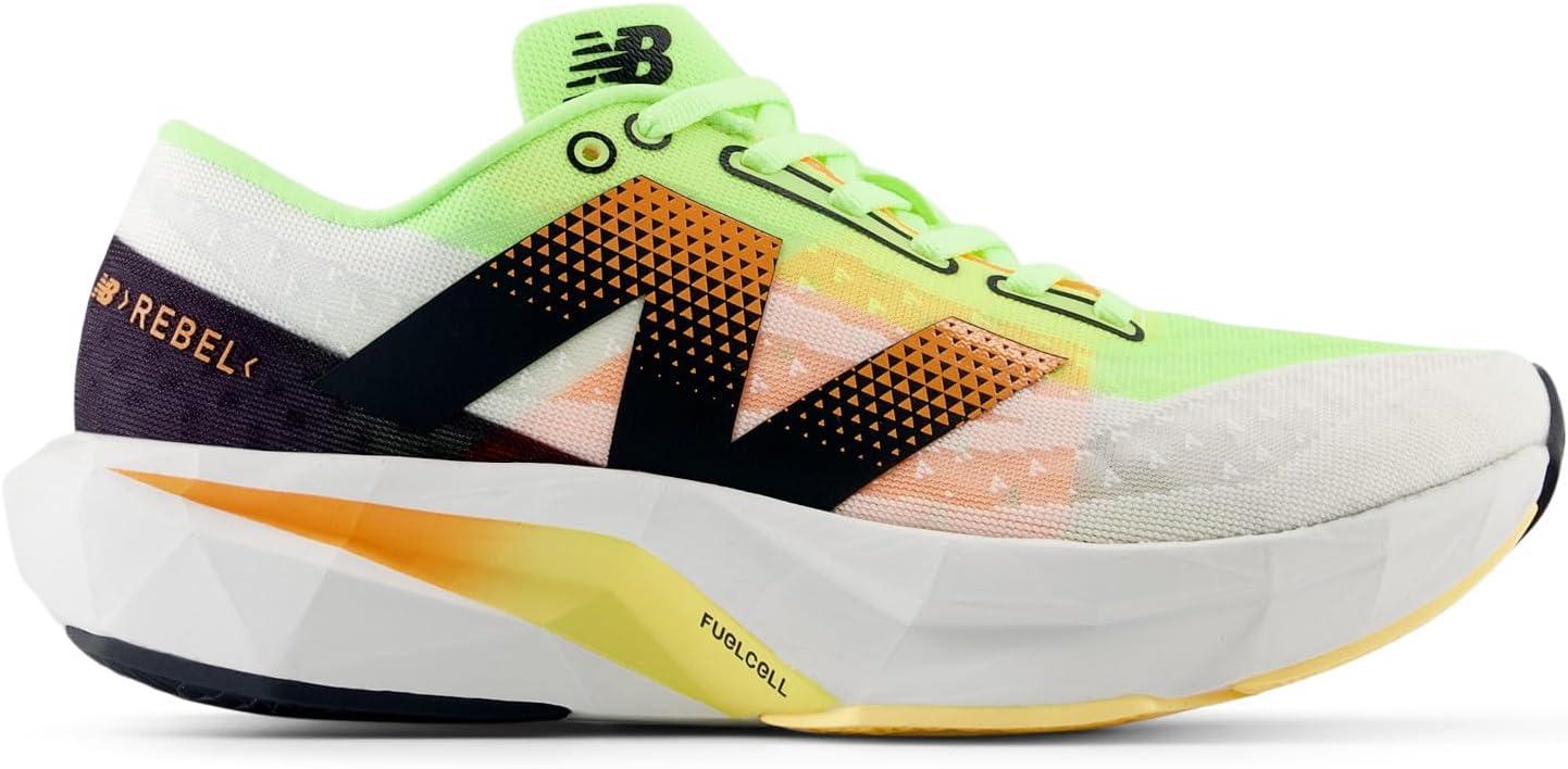 image:imageNew Balance Mens MC996 Lightweight Tennis ShoeWhiteBleached Lime GloHot Mango