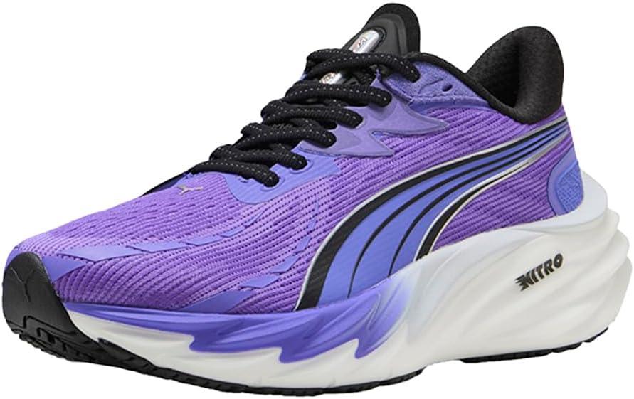 image:imagePuma Womens Velocity Nitro Running ShoesDark AmethystBlack