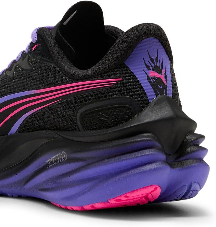 image:imagePuma Womens Velocity Nitro Running ShoesPuma BlackDark Amethyst