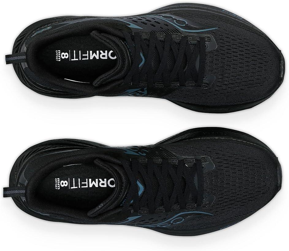 image:imageSaucony Womens Ride 17 Running ShoesBlackBlackBlack