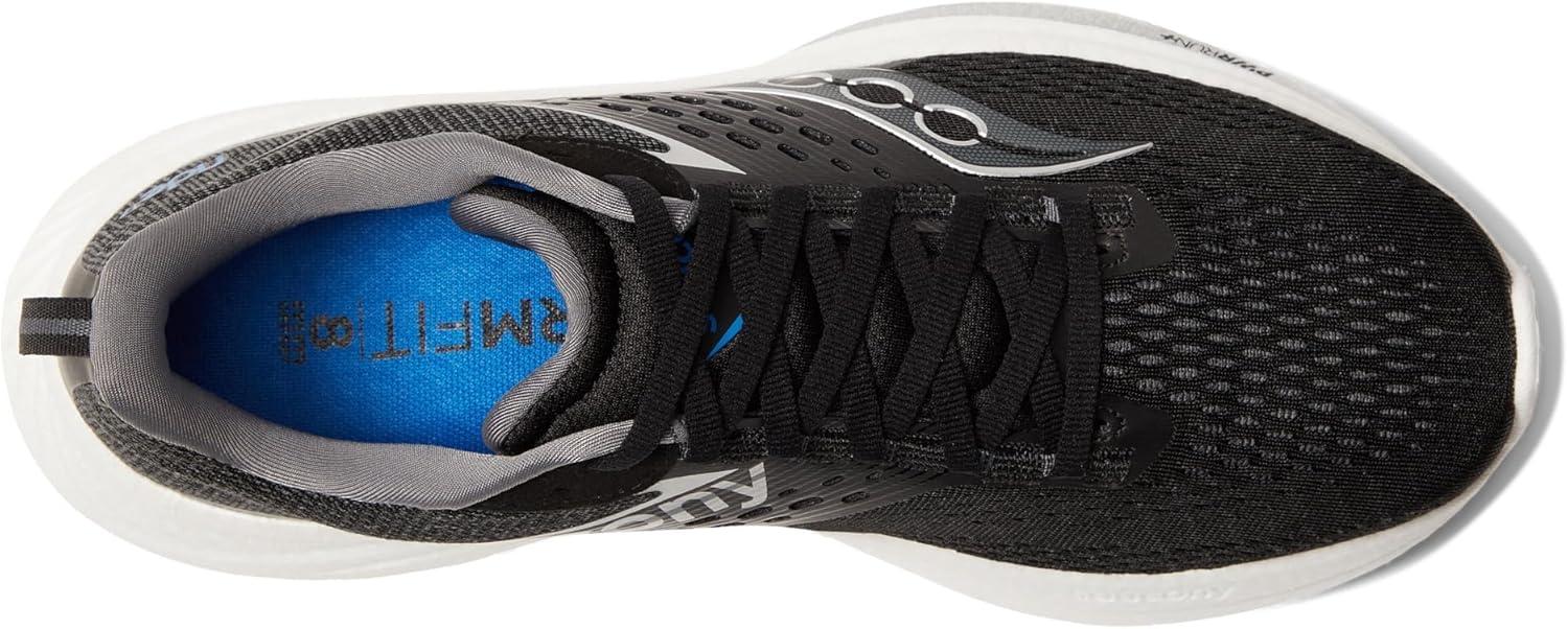 image:imageSaucony Womens Ride 17 Running ShoesBlackWhite