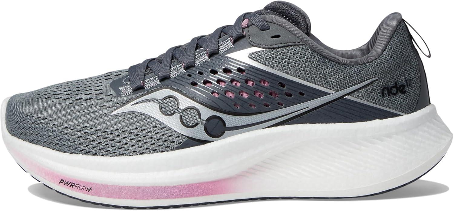 image:imageSaucony Womens Ride 17 Running ShoesCinderOrchid