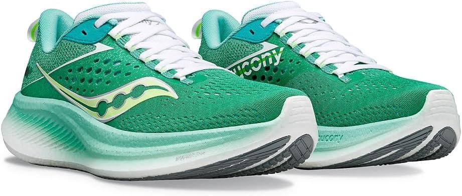 image:imageSaucony Womens Ride 17 Running ShoesMintWhite