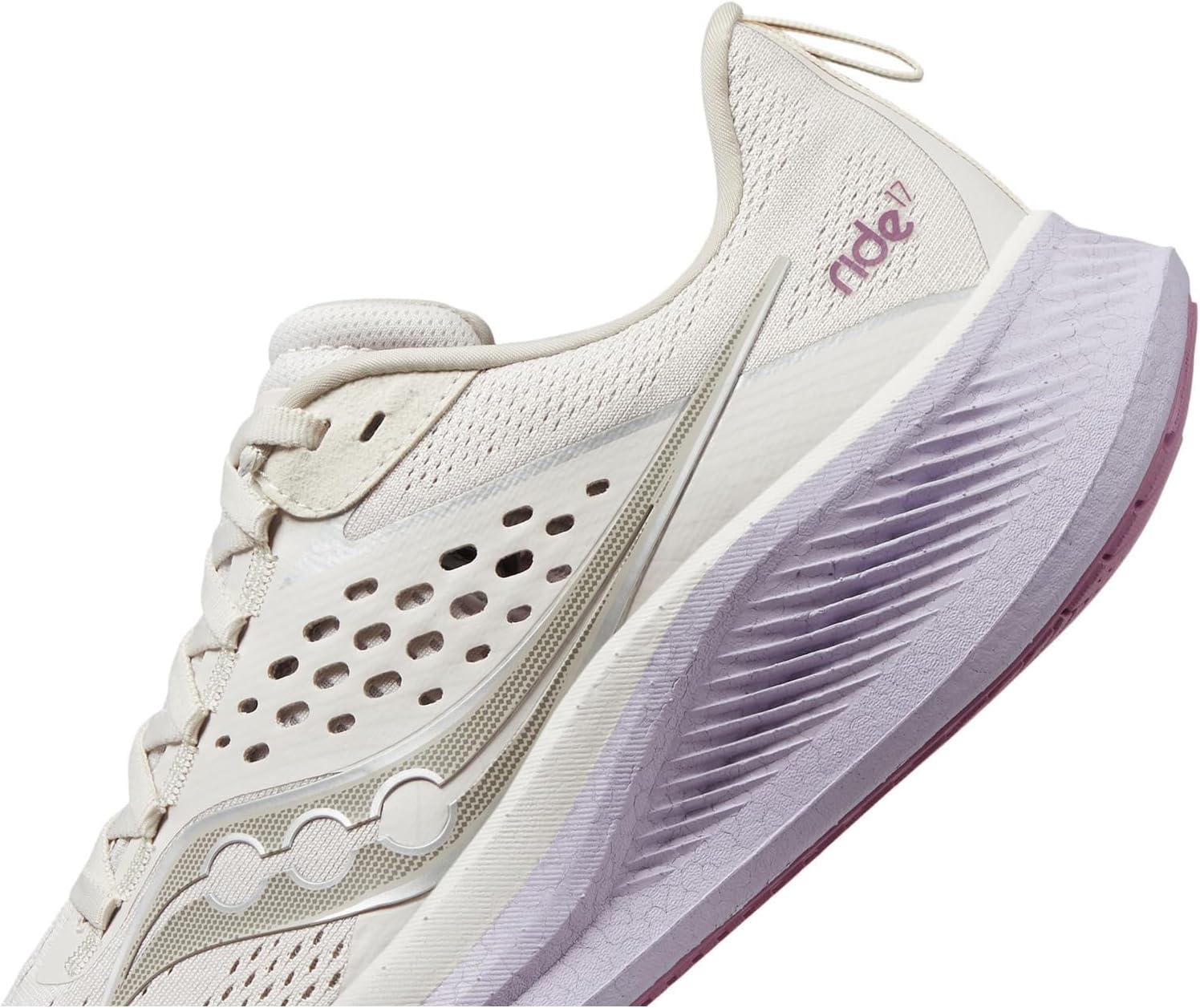 image:imageSaucony Womens Ride 17 Running ShoesMoonViola