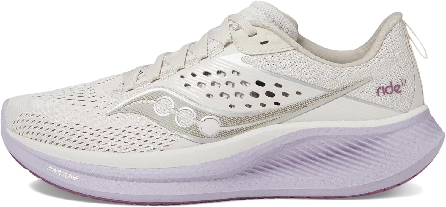 image:imageSaucony Womens Ride 17 Running ShoesMoonViola
