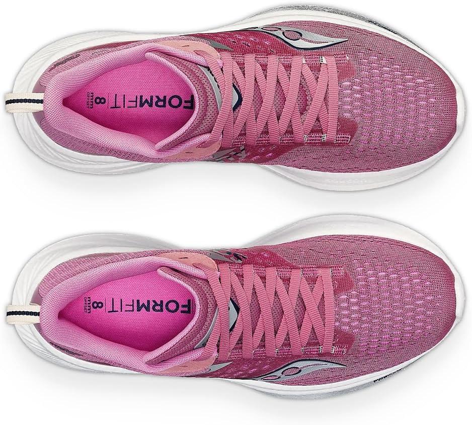 image:imageSaucony Womens Ride 17 Running ShoesOrchidSilver