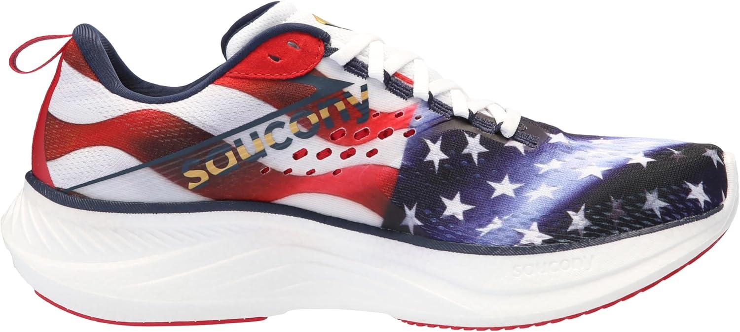image:imageSaucony Womens Ride 17 Running ShoesStarsStripes