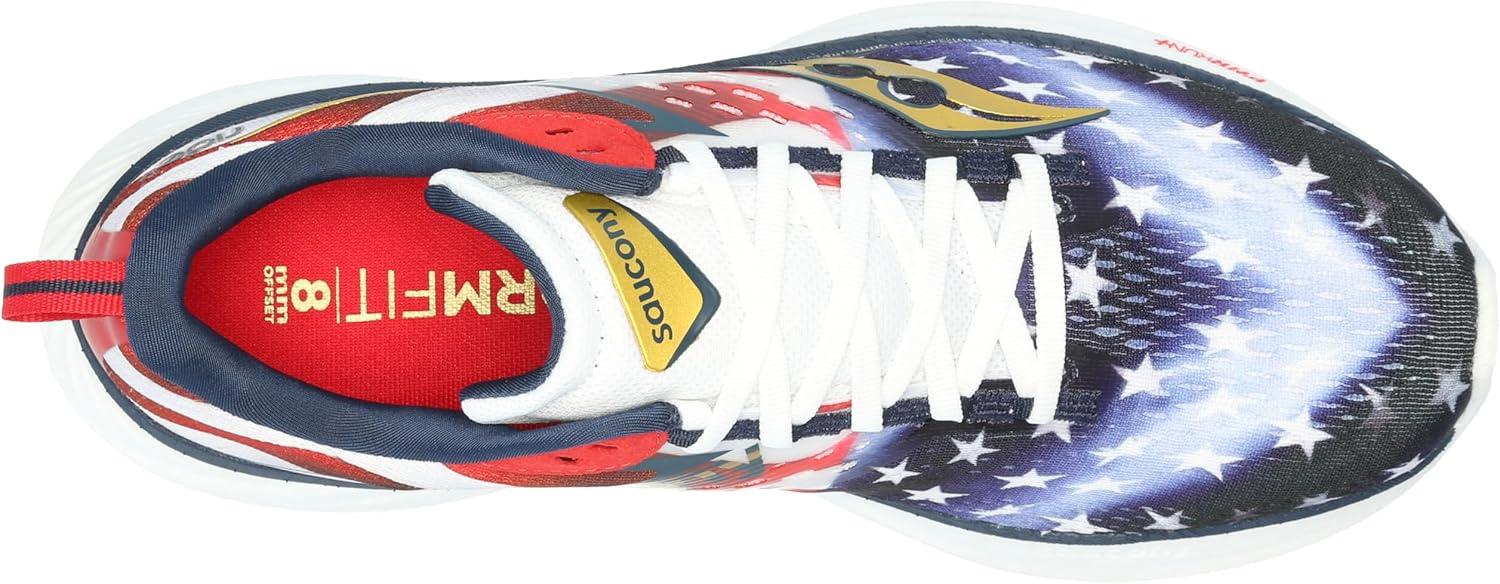 image:imageSaucony Womens Ride 17 Running ShoesStarsStripes