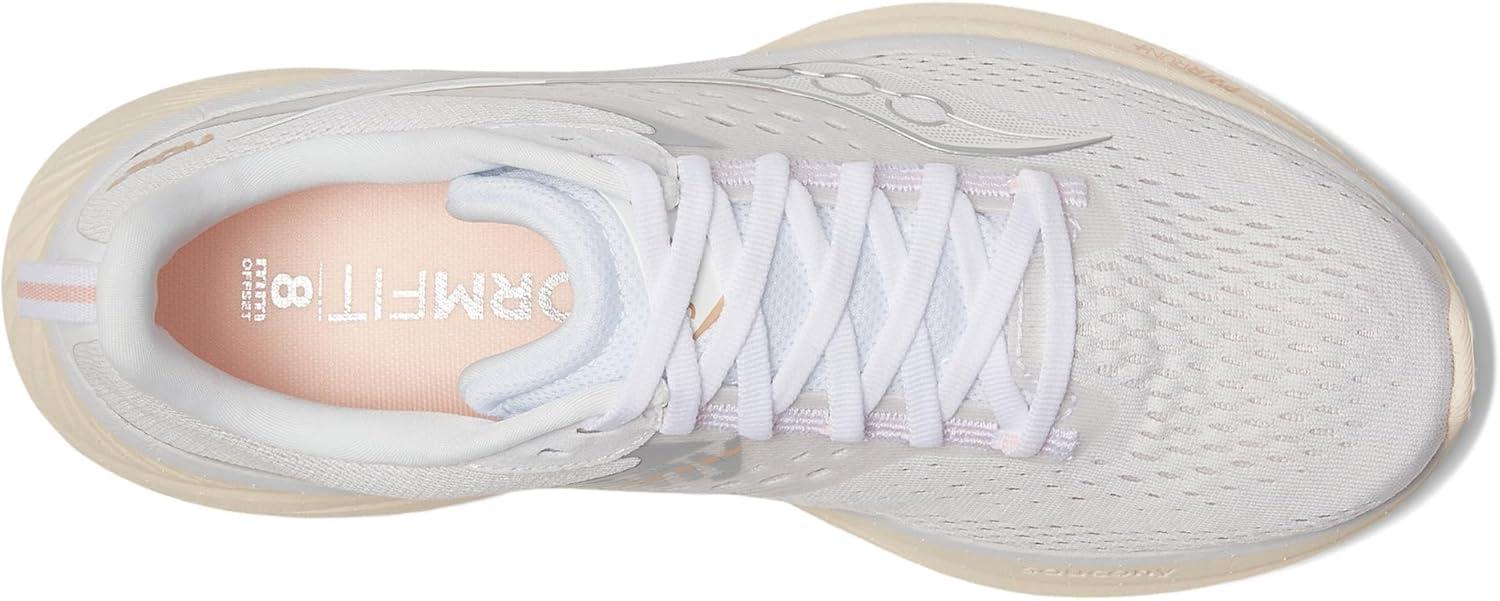 image:imageSaucony Womens Ride 17 Running ShoesWhitePearl