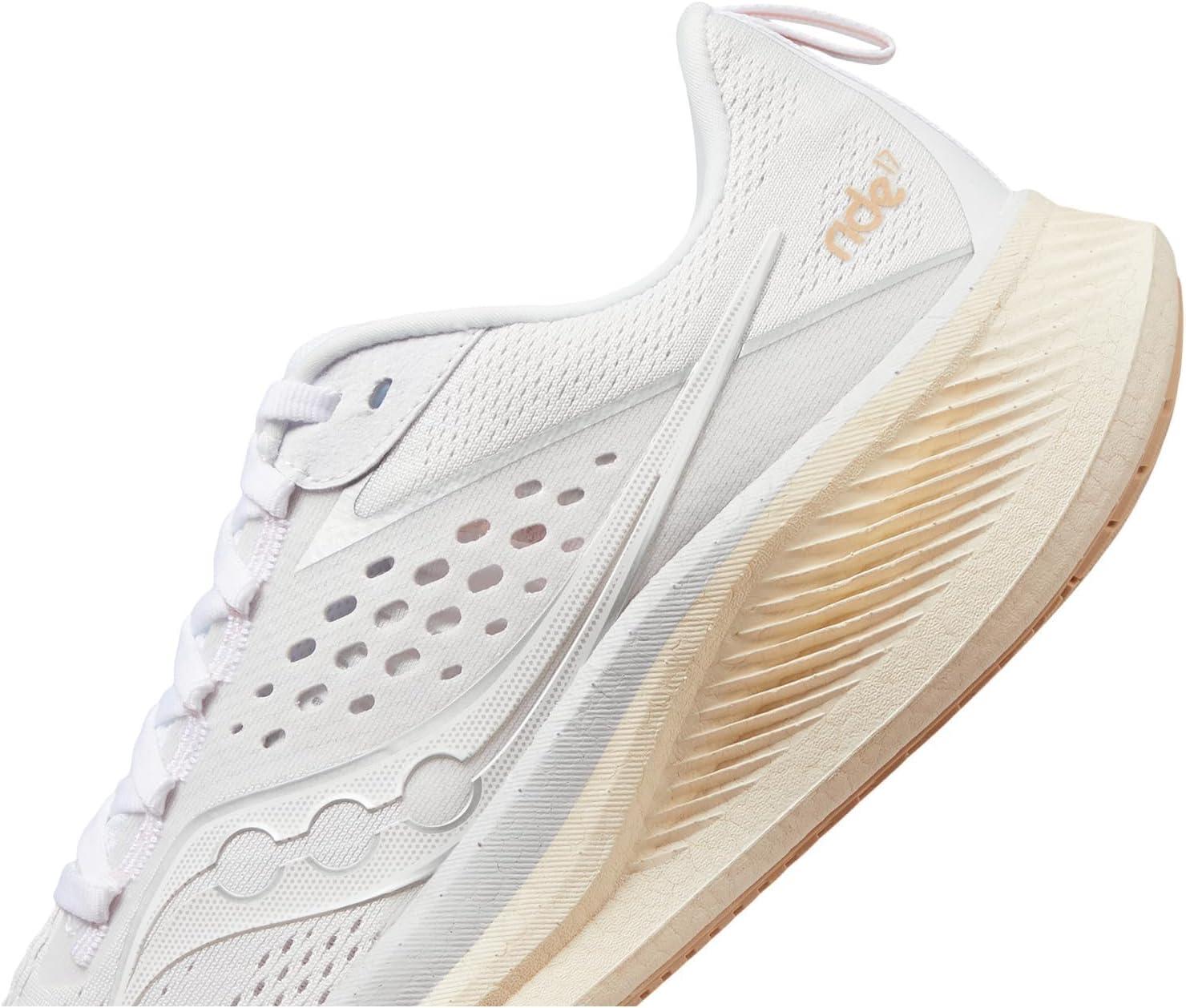image:imageSaucony Womens Ride 17 Running ShoesWhitePearl