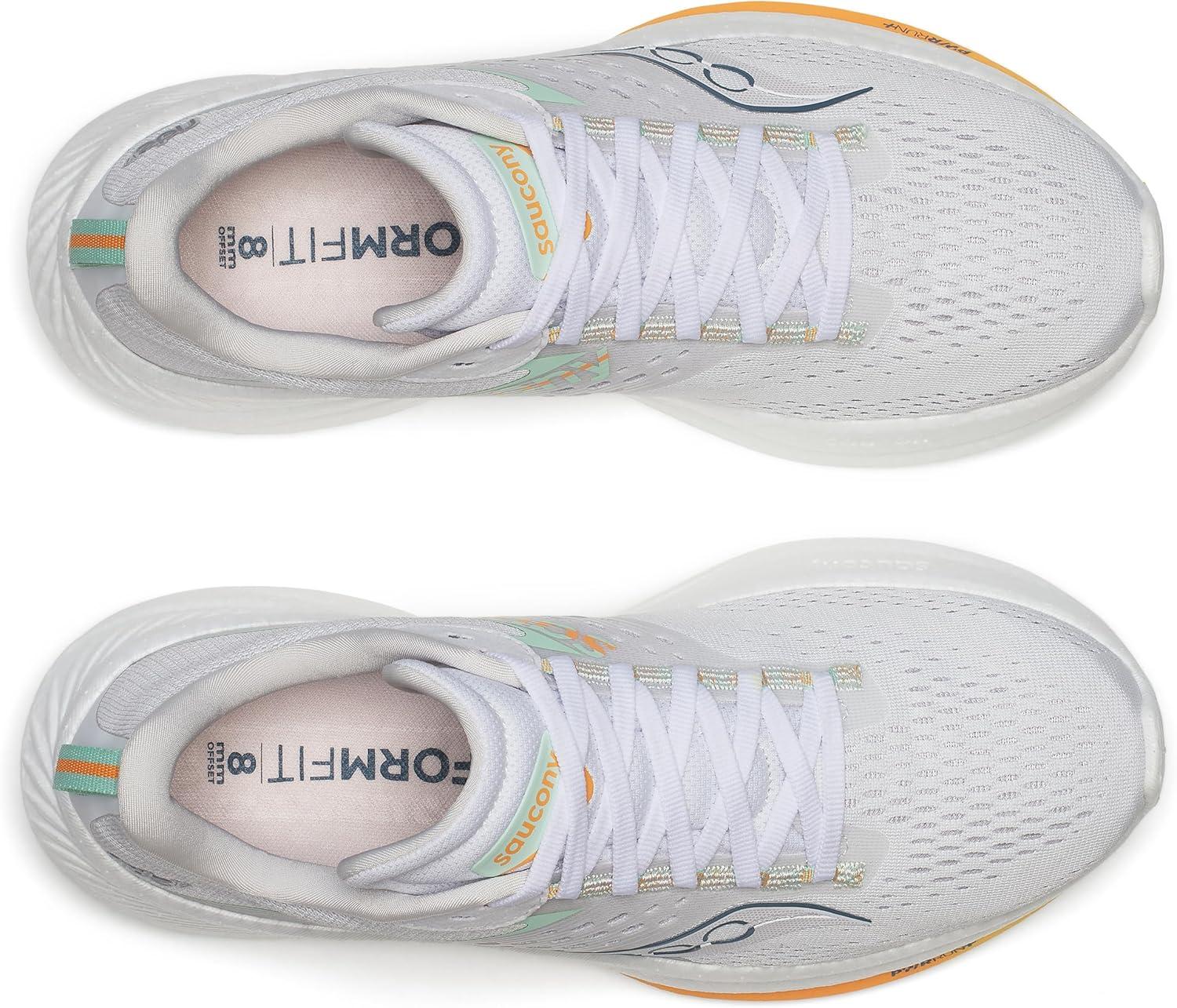 image:imageSaucony Womens Ride 17 Running ShoesWhitePeel