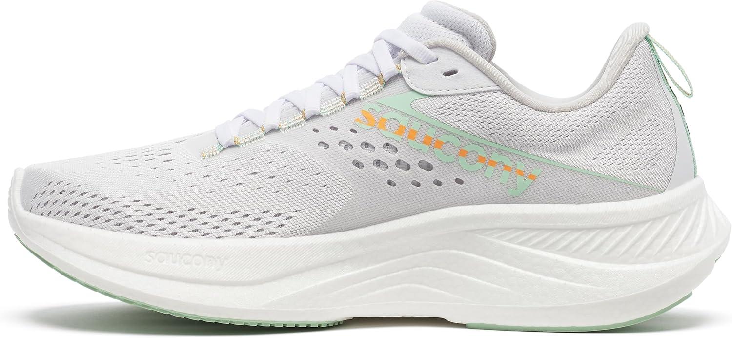image:imageSaucony Womens Ride 17 Running ShoesWhitePeel