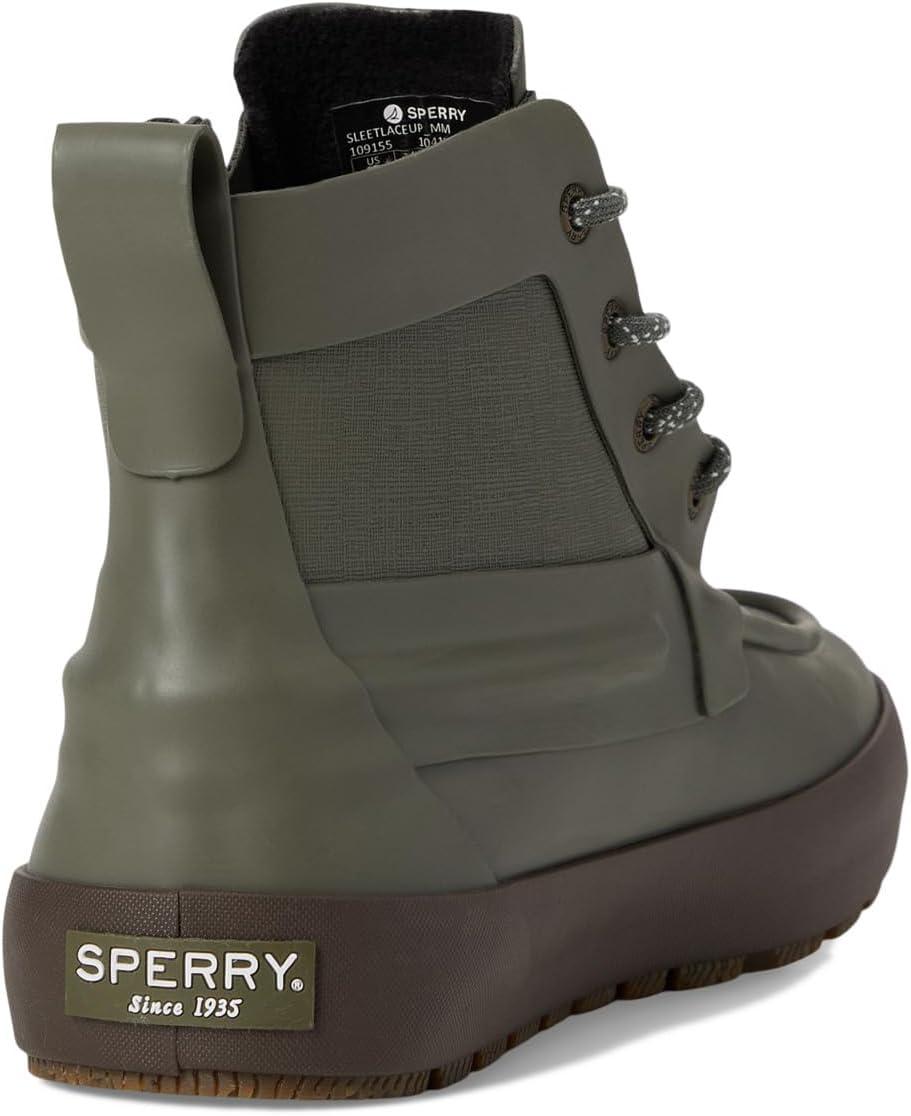 image:imageSperry Mens Sleet Laceup Rain BootOlive