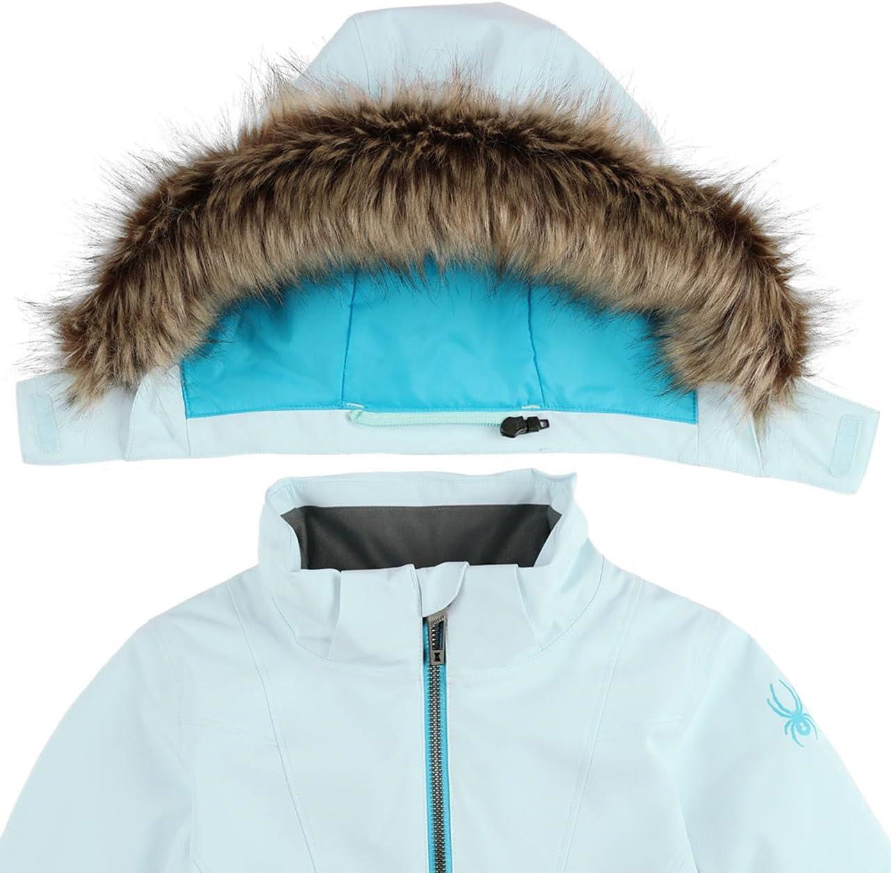 image:imageSpyder girls Lola Jacket ToddlerLittle KidCrystal Blue