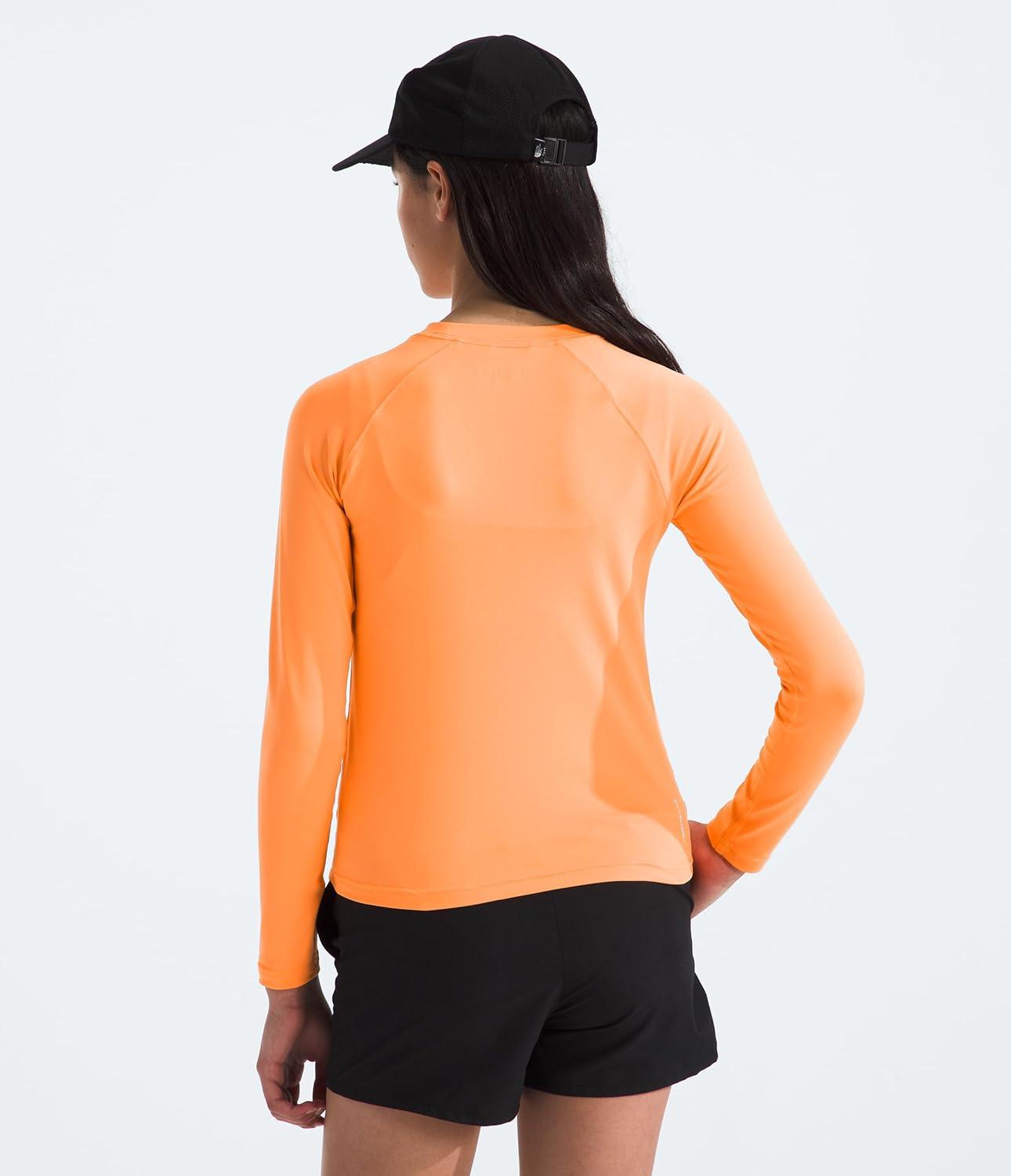 image:imageTHE NORTH FACE Girls Amphibious Long Sleeve Sun TeeBright Cantaloupe