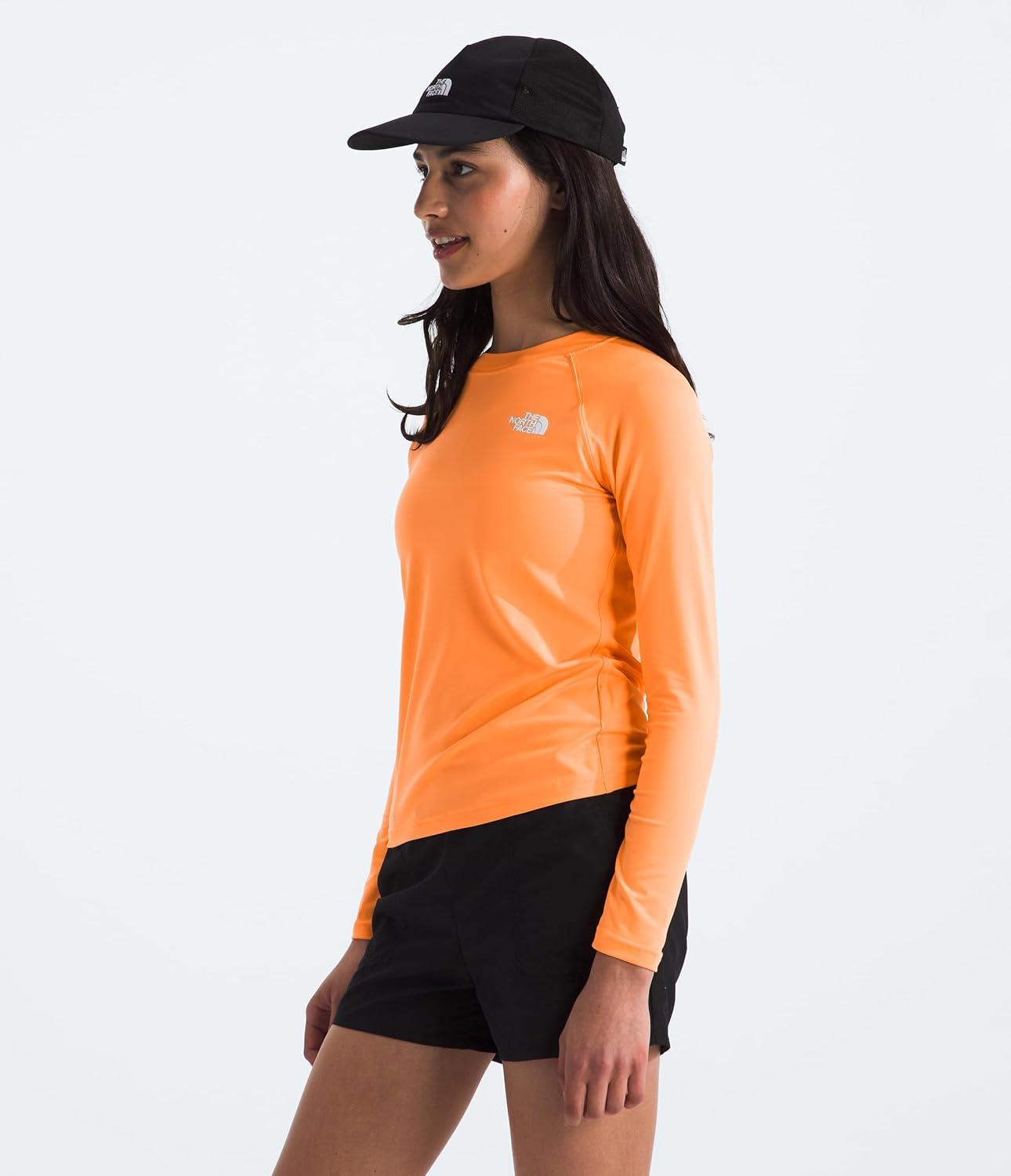 image:imageTHE NORTH FACE Girls Amphibious Long Sleeve Sun TeeBright Cantaloupe