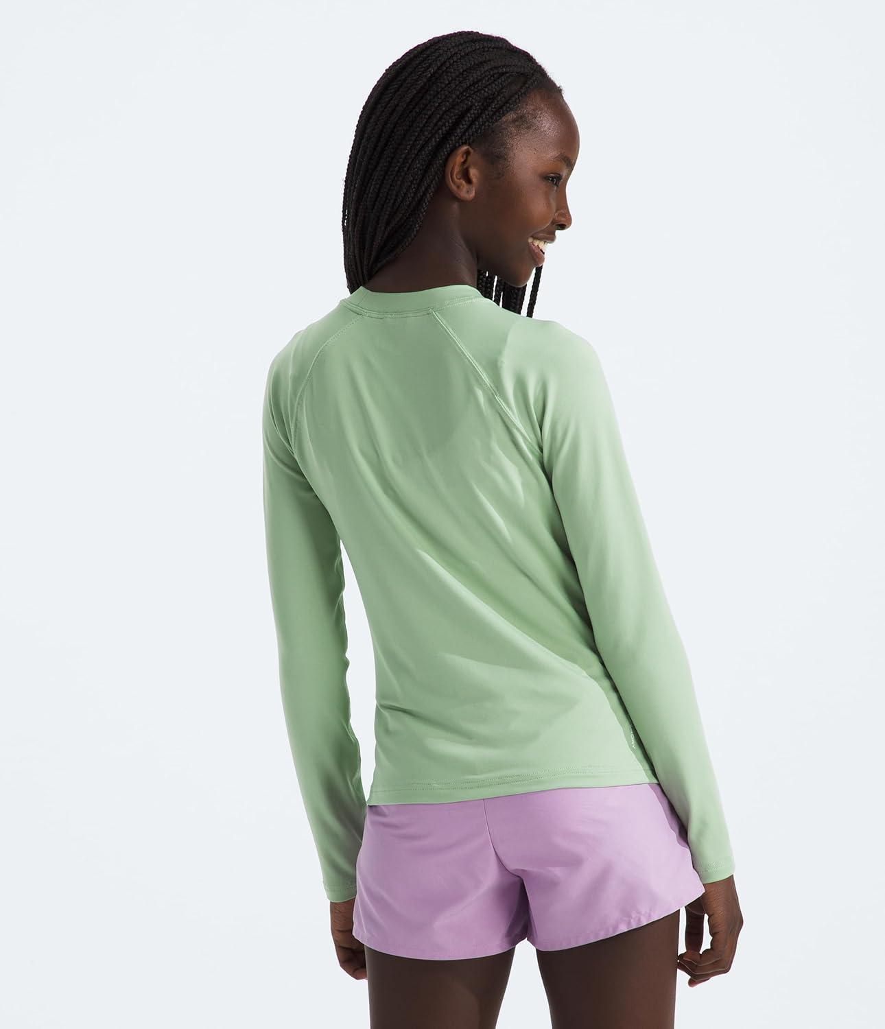 image:imageTHE NORTH FACE Girls Amphibious Long Sleeve Sun TeeMisty Sage