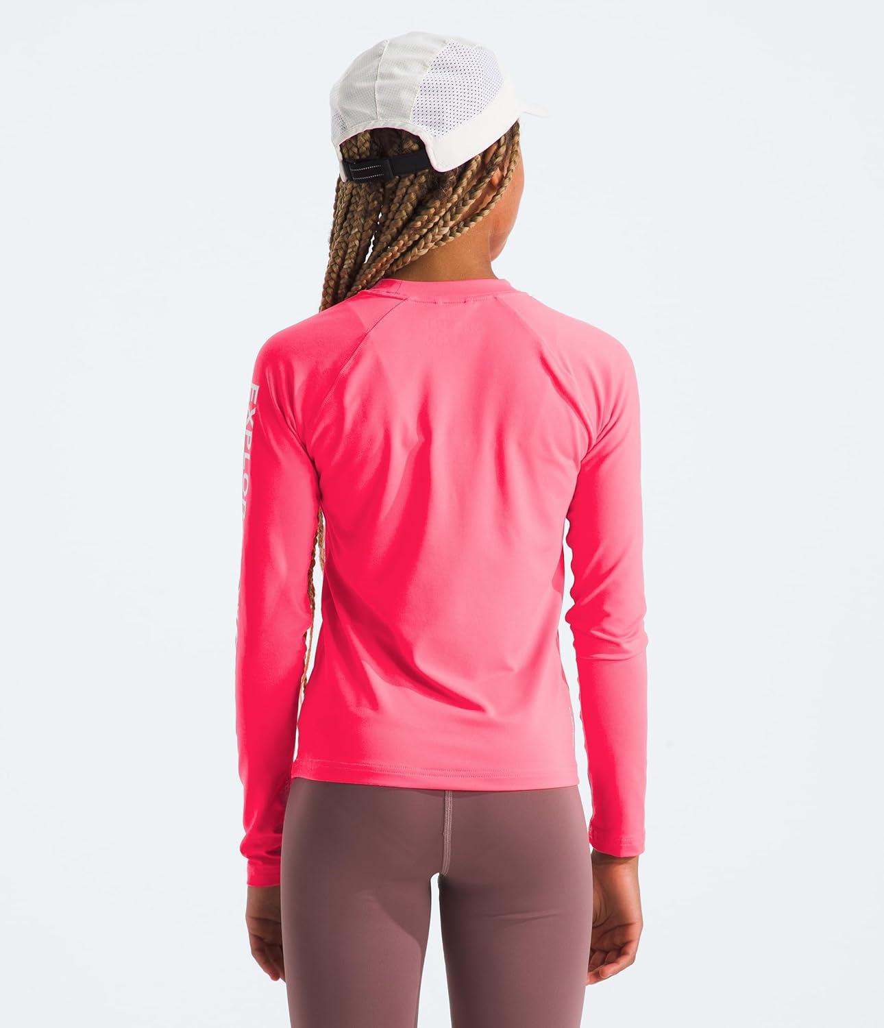 image:imageTHE NORTH FACE Girls Amphibious Long Sleeve Sun TeeRadiant Poppy