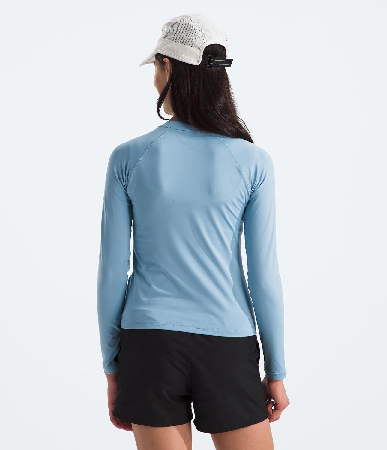 image:imageTHE NORTH FACE Girls Amphibious Long Sleeve Sun TeeSteel Blue