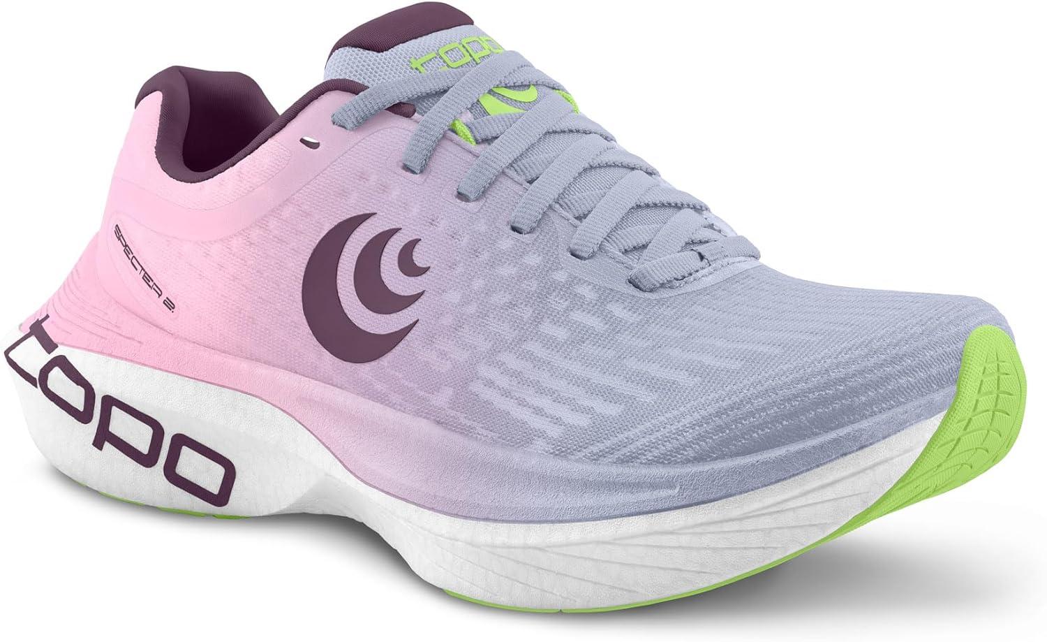 image:imageTopo Athletic Womens Specter 2 Comfortable Cushioned Durable 5MM Drop Road Running Shoes Athletic Shoes for Road RunningPurpleRose