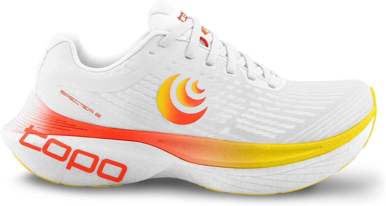 image:imageTopo Athletic Womens Specter 2 Comfortable Cushioned Durable 5MM Drop Road Running Shoes Athletic Shoes for Road RunningWhiteSunset