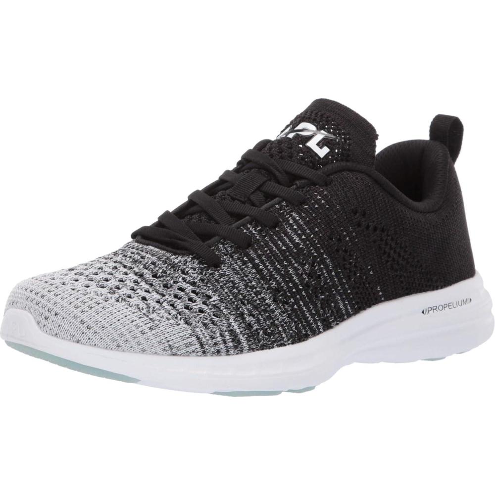 image:imageAPL Womens Techloom Phantom SneakersWhiteHeather GreyBlack Melange