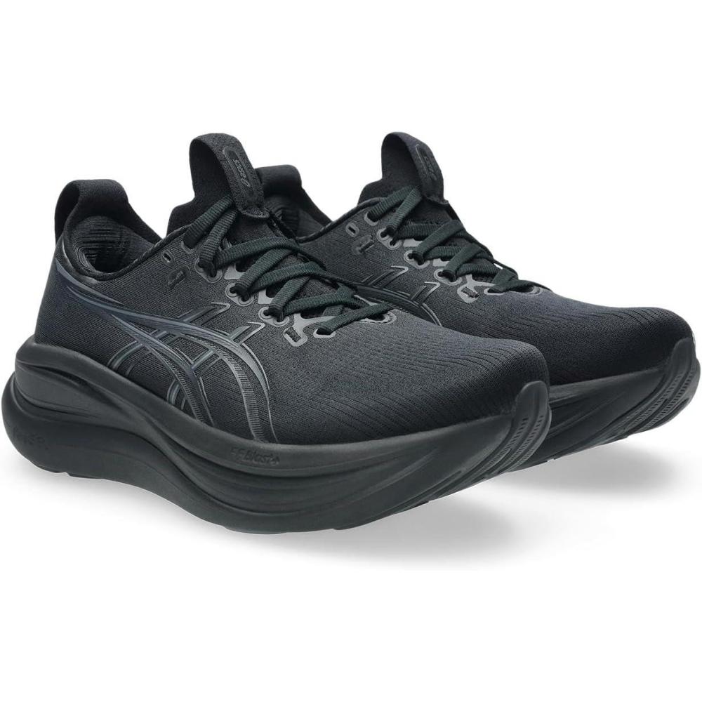 image:imageASICS Womens GelNimbus 28 Running ShoesBlack Graphite Grey