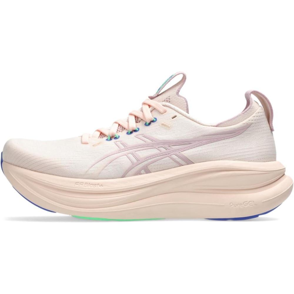 image:imageASICS Womens GelNimbus 28 Running ShoesPearl PinkMorganite