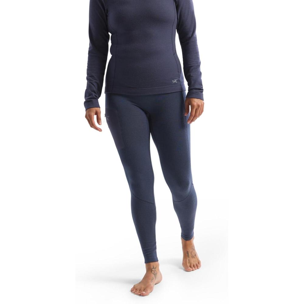 image:imageArcteryx Satoro Merino Wool Bottom Womens Lightweight Merino Blend Base LayerBlack Sapphire