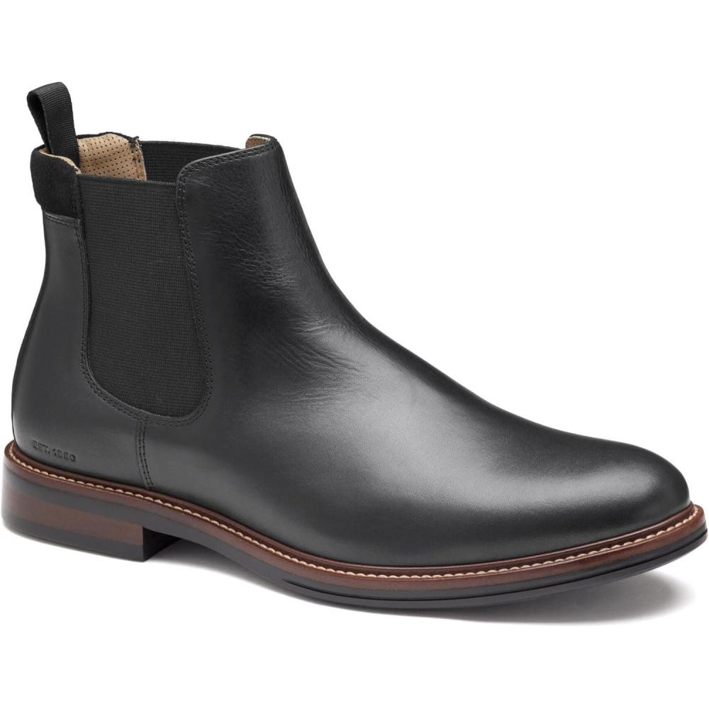 image:imageJohnston amp Murphy mens Xc4 Durham ChelseaBlack Waterproof Full Grain