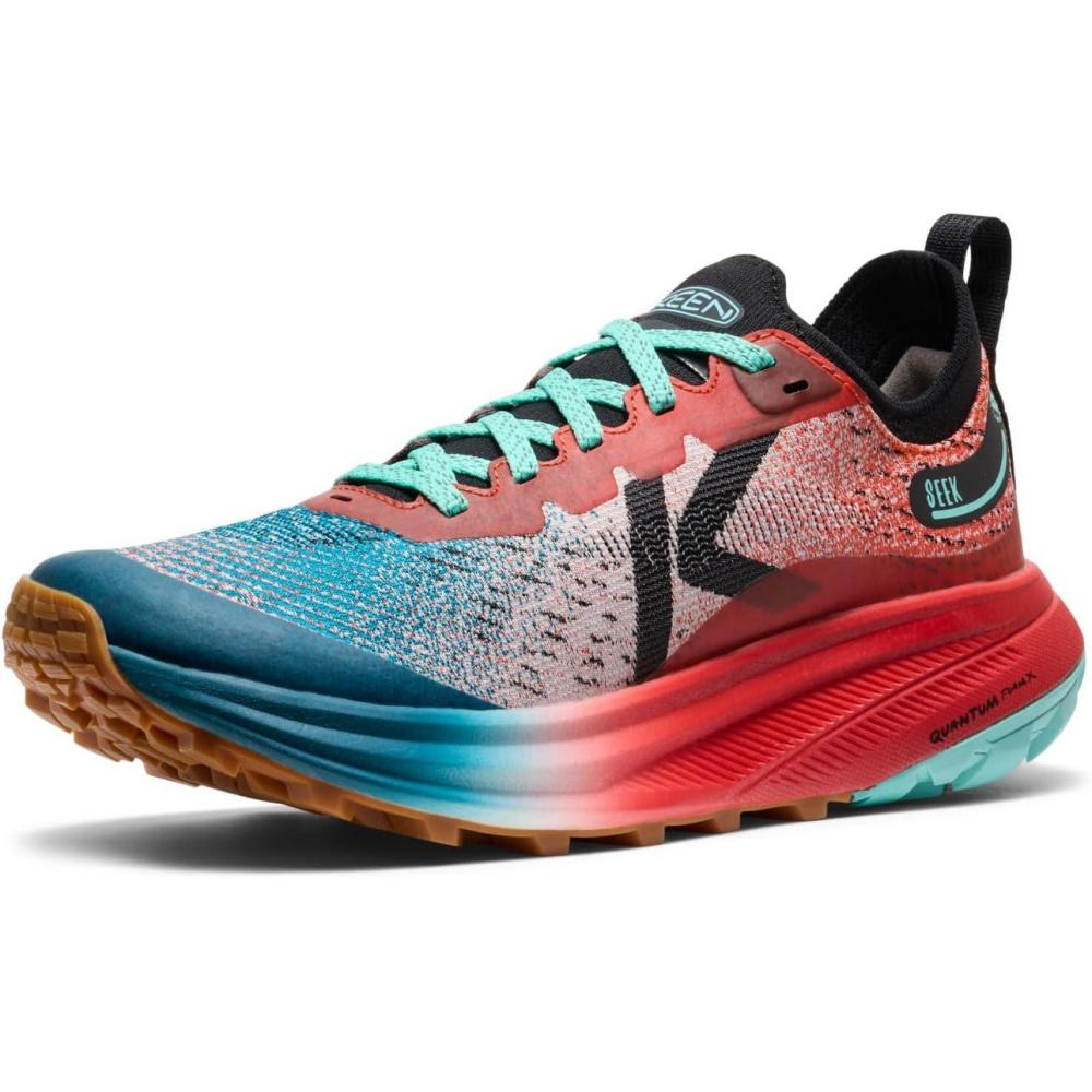 image:imageKEEN Womens Seek Breathable Durable Comfortable Trail RunningGrenadineOcean Depths