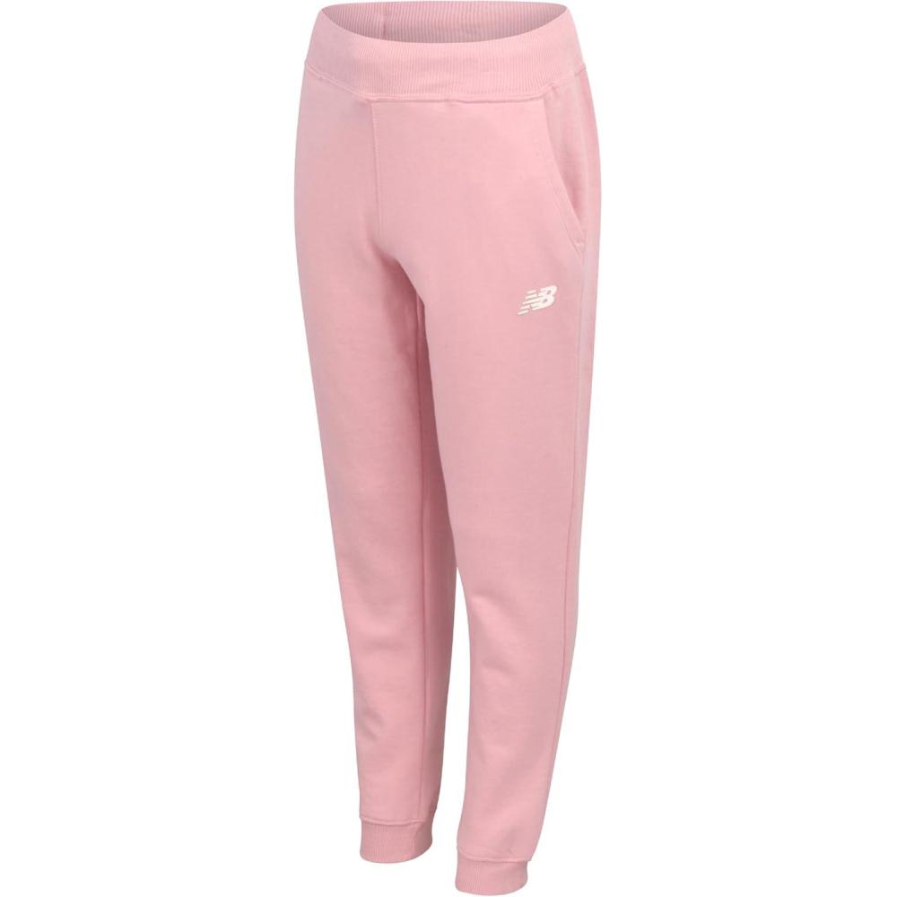 image:imageNew Balance Girls Sweatpants Soft Fleece Joggers with Drawstring Waist amp Pockets Casual Athletic Sweatpants for GirlsCentury Pink