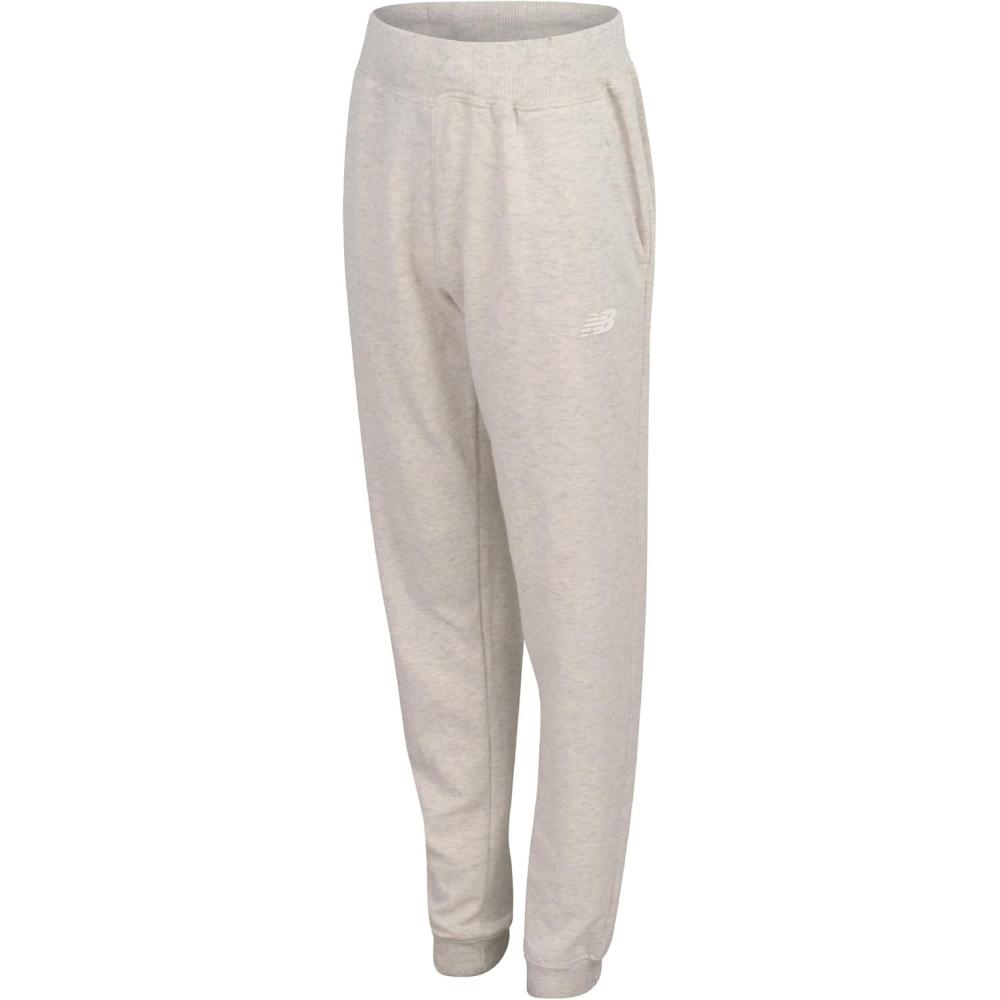 image:imageNew Balance Girls Sweatpants Soft Fleece Joggers with Drawstring Waist amp Pockets Casual Athletic Sweatpants for GirlsOatmeal Heather