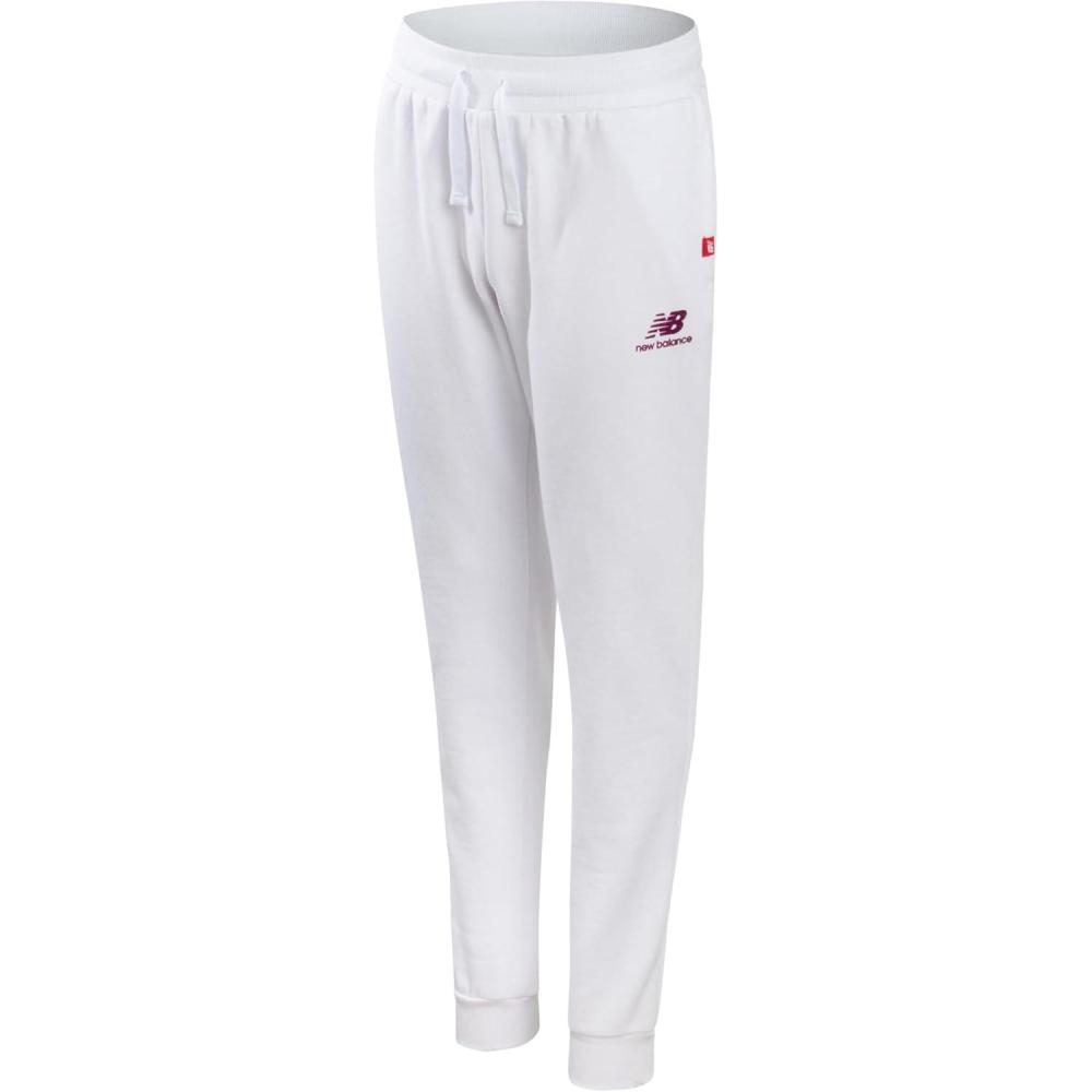 image:imageNew Balance Girls Sweatpants Soft Fleece Joggers with Drawstring Waist amp Pockets Casual Athletic Sweatpants for GirlsWhite